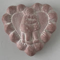Isabel Bloom Heart Shaped Sculpture Pink Huggers Hugging Love Vintage  1998