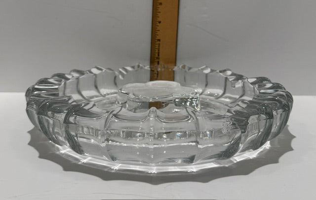 VINTAGE  8” CIGAR ASHTRAY FOSTORIA WASHINGTON - Liberty Bell, Torch and Eagle