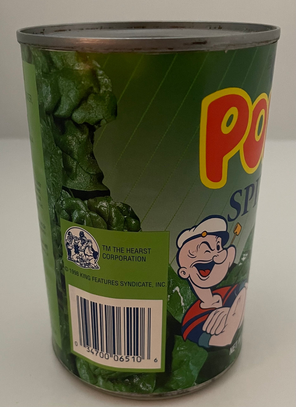 Can of Allen’s Popeye Spinach Unopened VGC