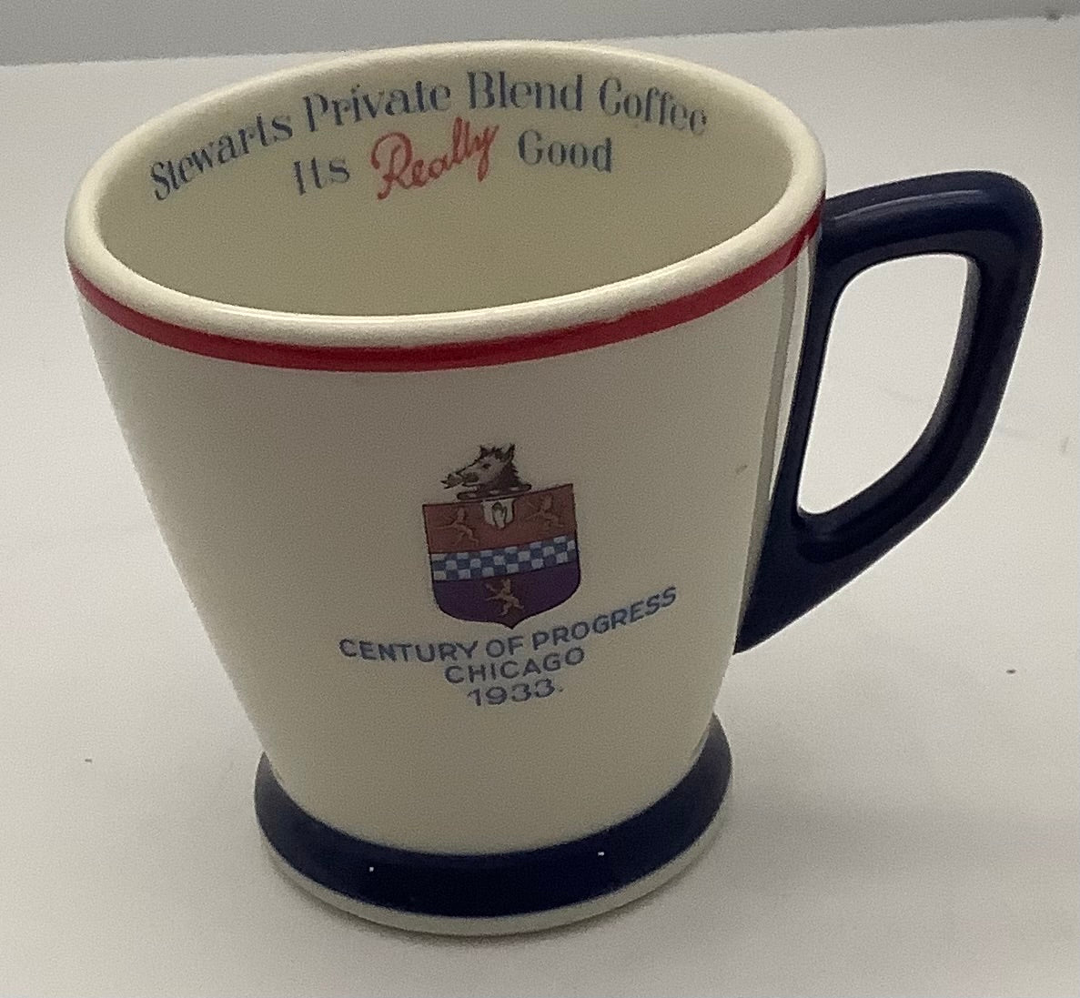 Vintage 1933 Chicago World‘s Fair Stewart & Ashby Coffee Co. Cup Bauscher China