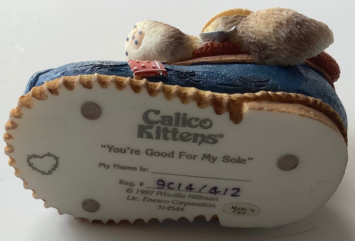 Enesco Calico kitten "You're Good for My Soul"