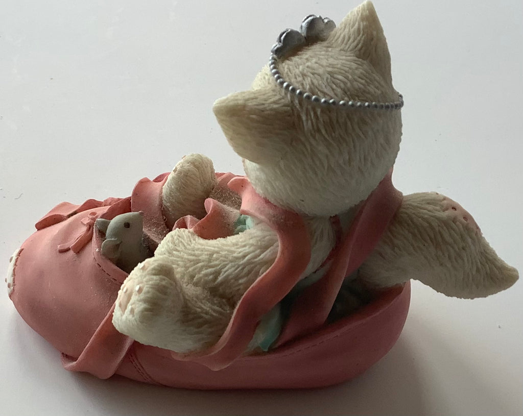 Enesco Calico Kittens Figurines - "We're Partners in the Dance of Life"