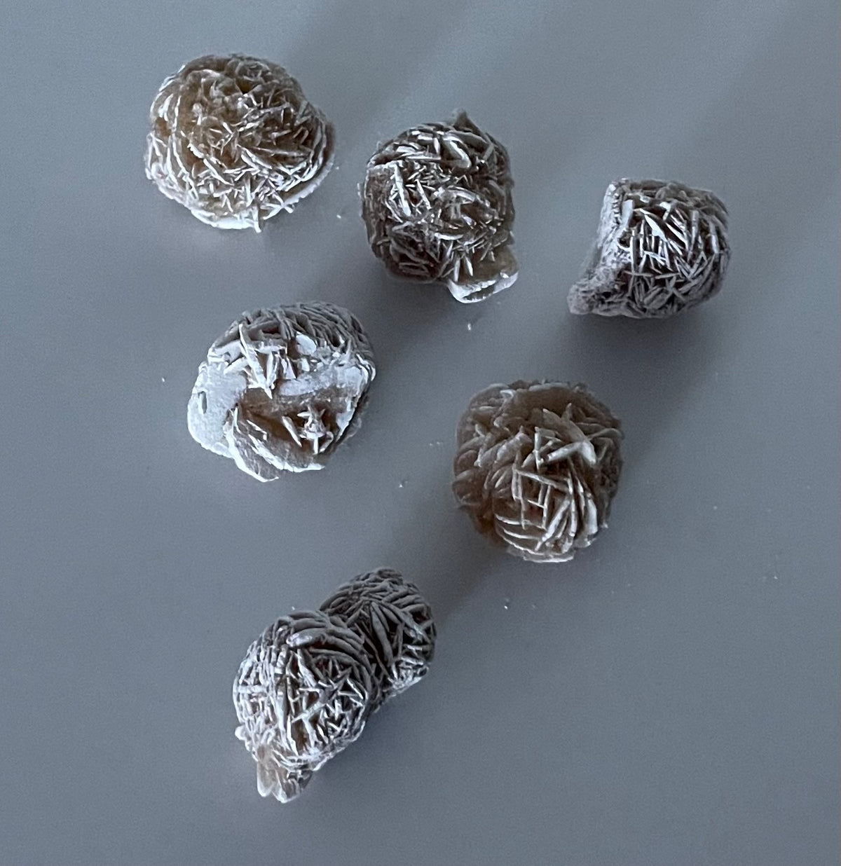 Desert Rose Selenite Stones - 6 clusters