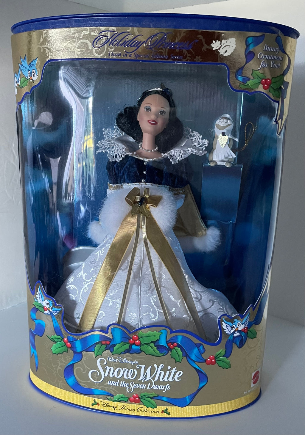 Vintage Disney Holiday Princess Snow White Doll 1998 Mattel Special Edition NIB