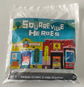 SQUAREVILLE HEROES Animal Clinic & Fire Station Building Set Wendy's Toy