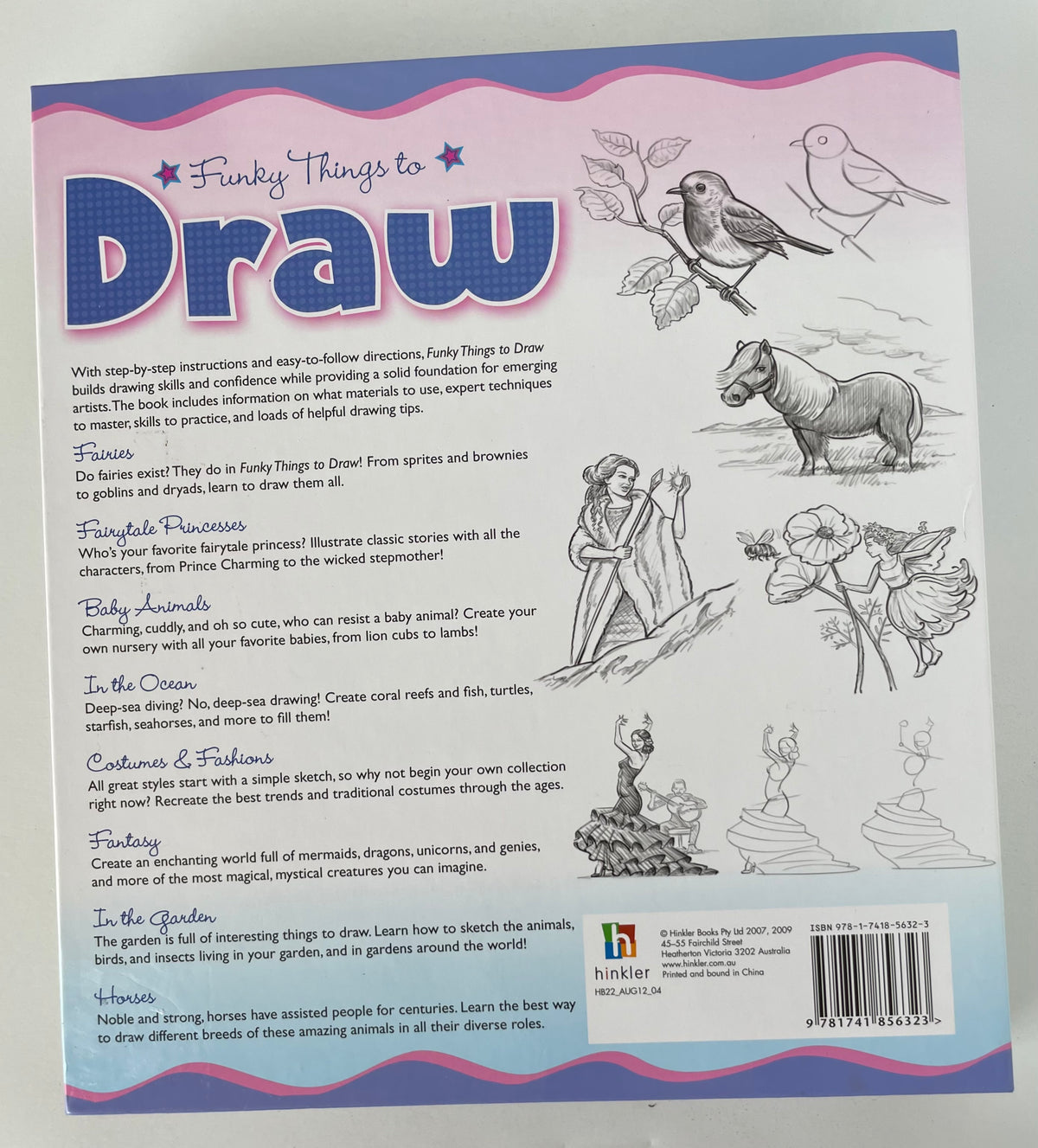 Funky Things to Draw - Hardcover By Hinkler Books - VERY GOOD