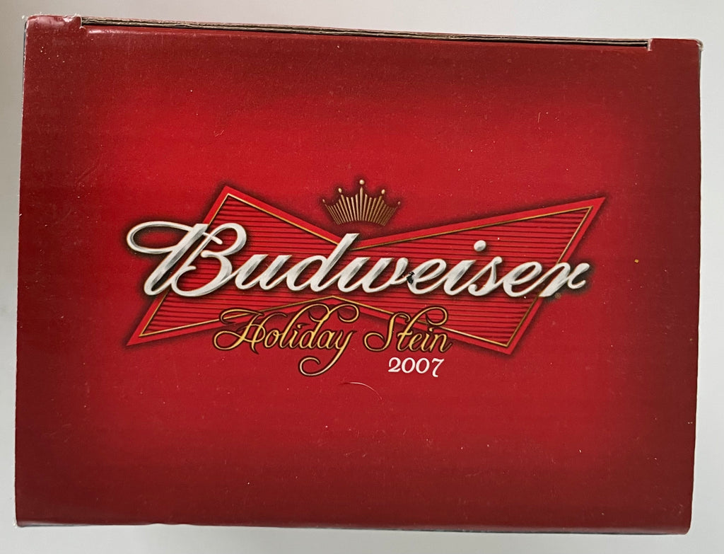 Budweiser Holiday Stein 2007 Beer "Winter's Calm" Anheuser-Busch Clydesdale NIB