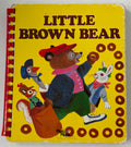 ANTIQUE Kids Book, Teddy Bear Books, Little Brown Bear, Platt & Munk Spiral Book