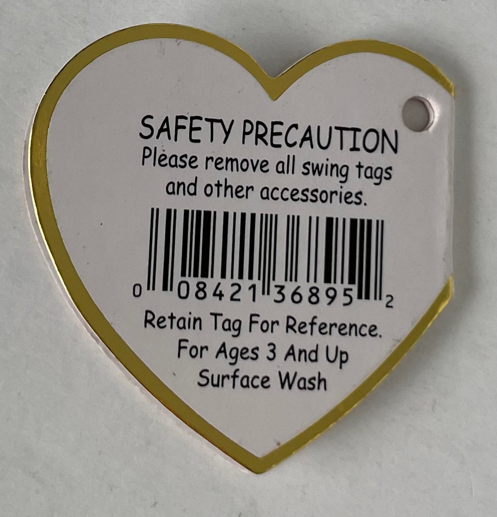 TY Beanie Baby Hang Tag is for Mel