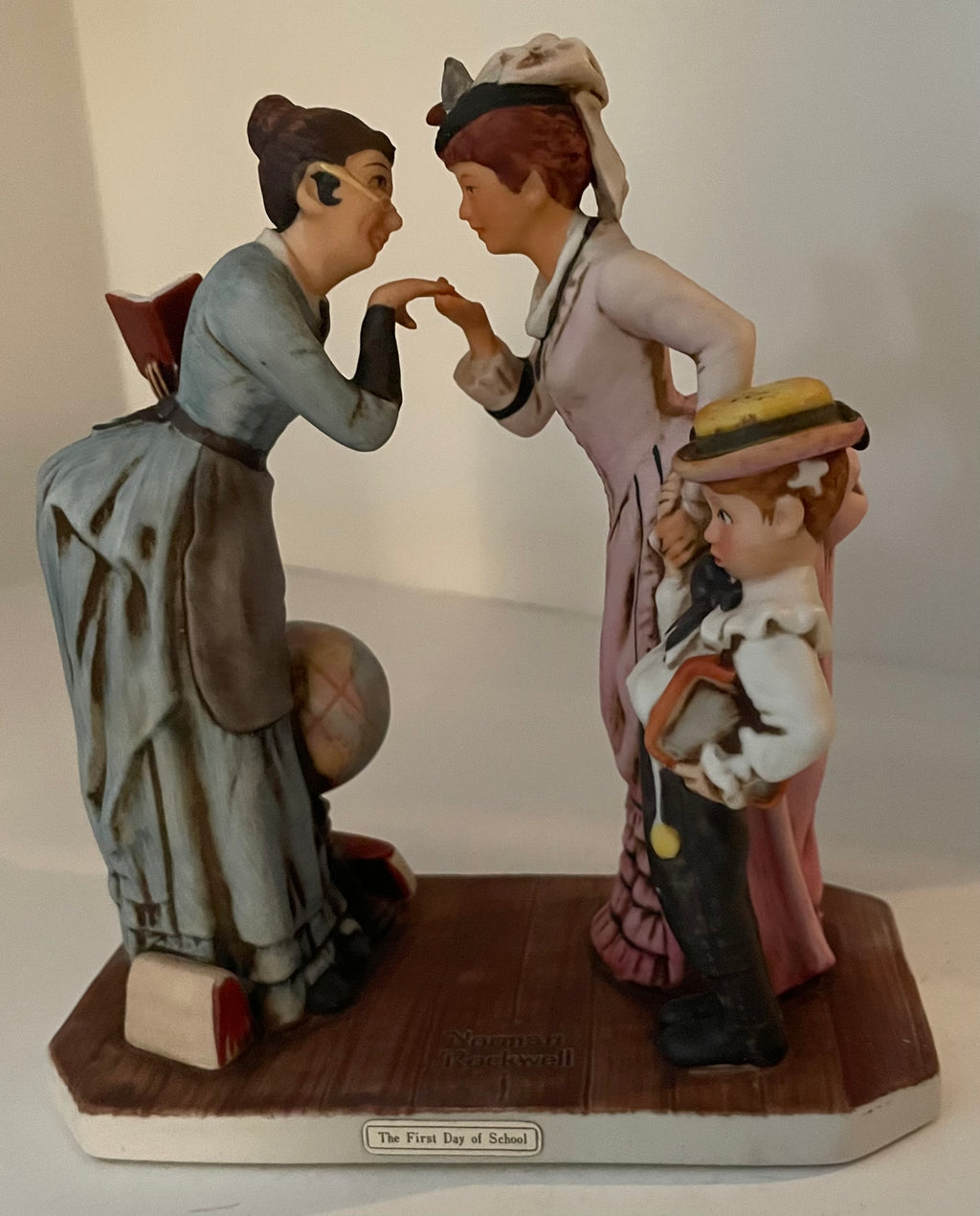 Norman Rockwell “The First Day At School” Figurine Grossman Design NIB