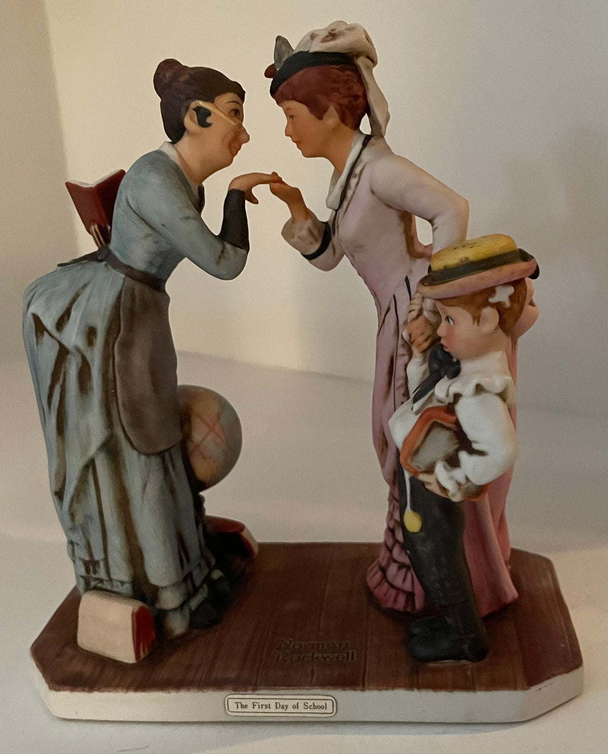 Norman Rockwell “The First Day At School” Figurine Grossman Design NIB
