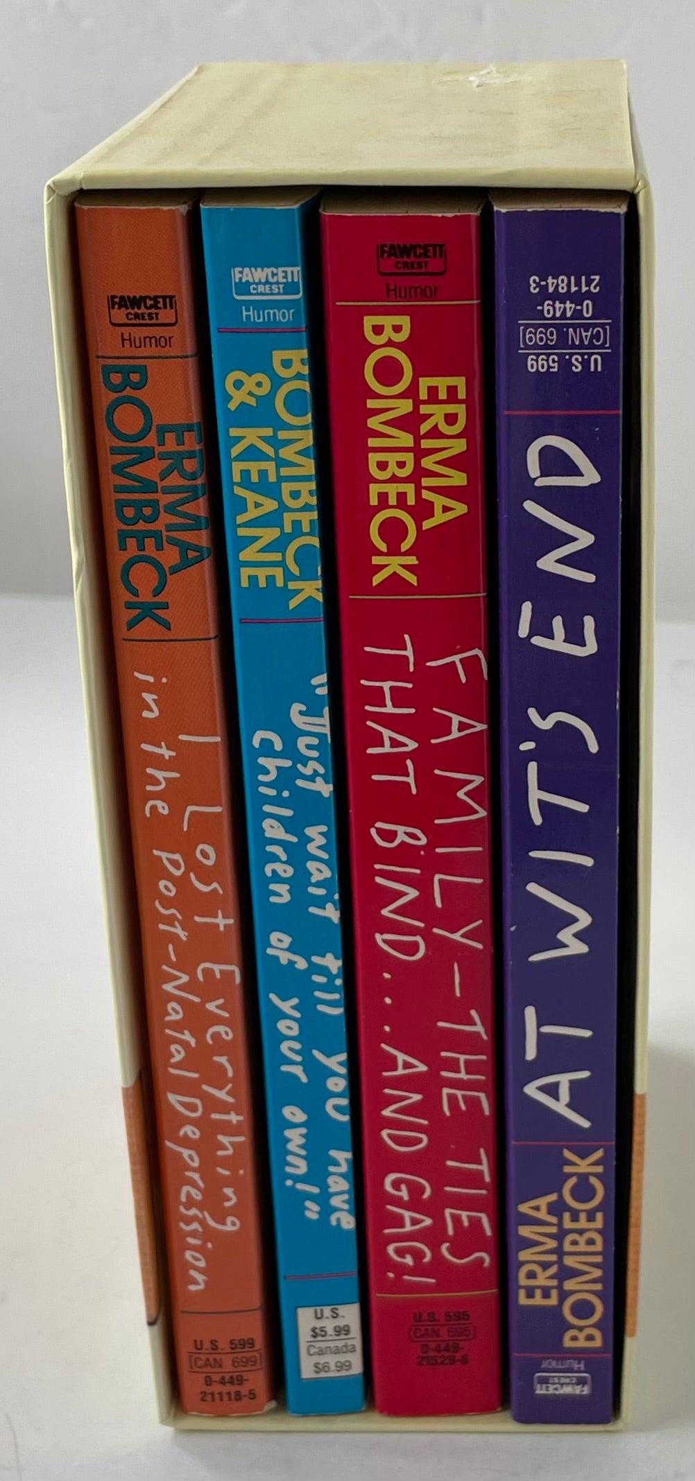 Four From America's Funniest Mom Erma Bombeck Book Box Set *1st Edition*
