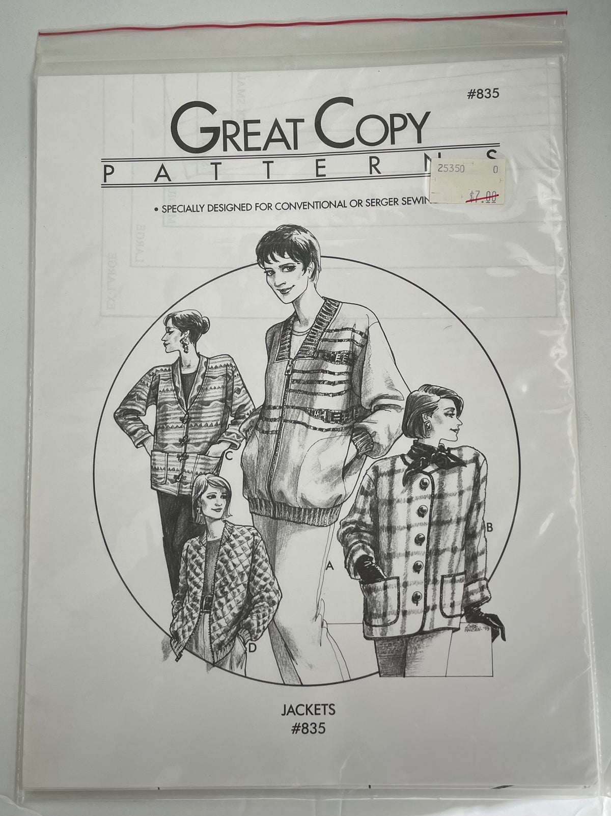 Great Copy Sewing Pattern #835