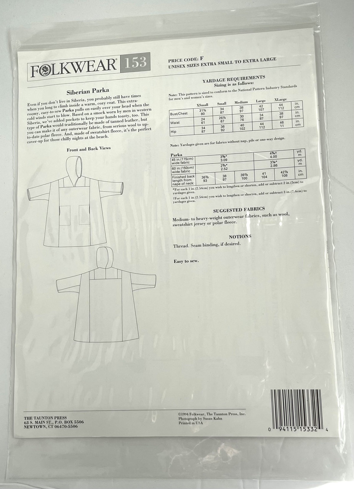 Folkware #153 Siberian Parka