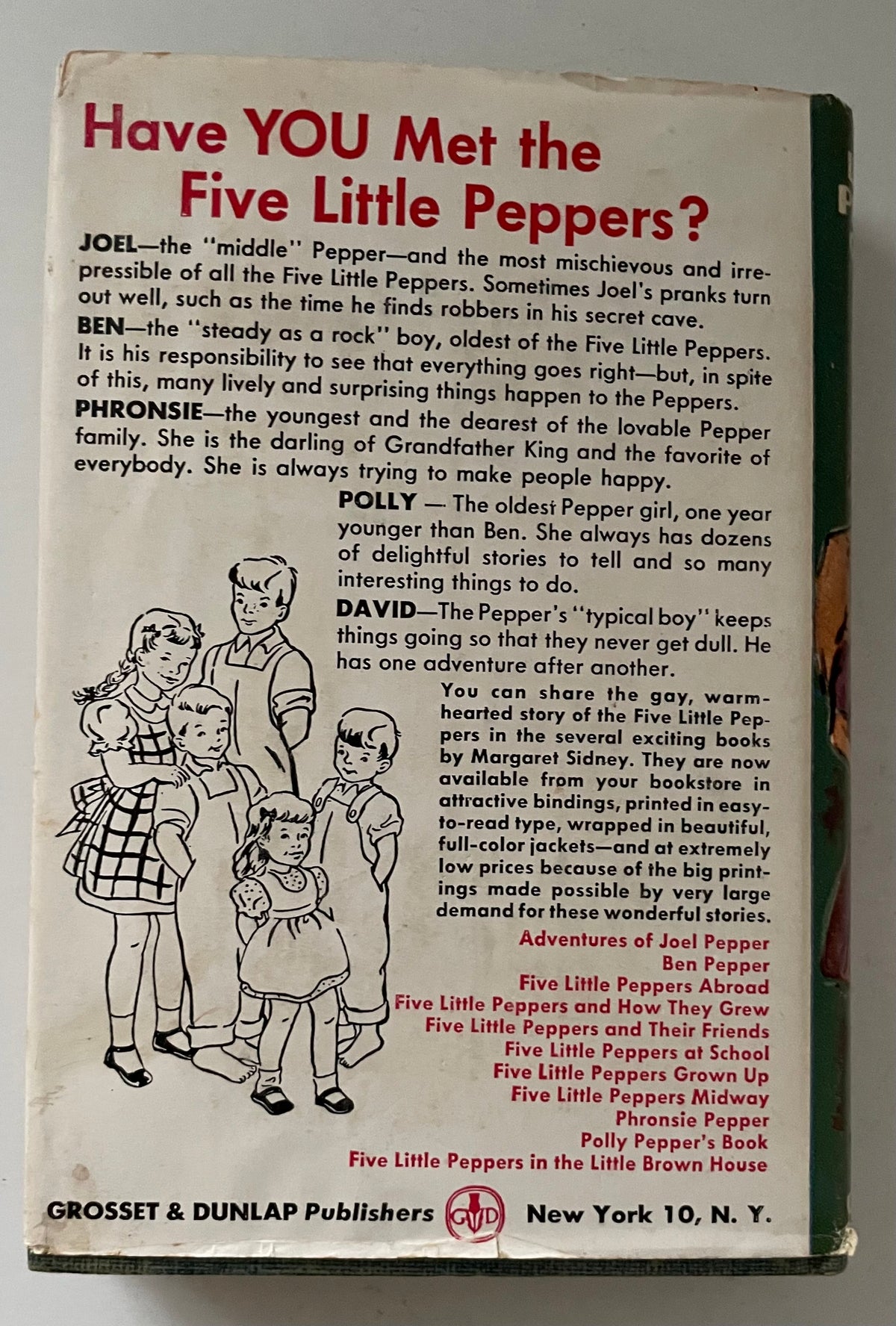 5 Little Peppers Grown Up, by Margaret Sidney