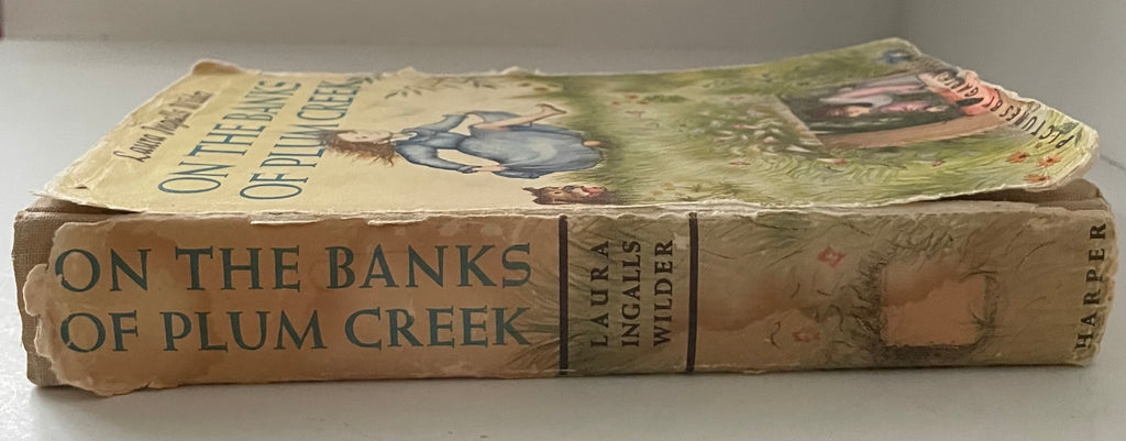 Laura Ingalls Wilder 1953 " On the Banks of Plum Creek" Hardback Book