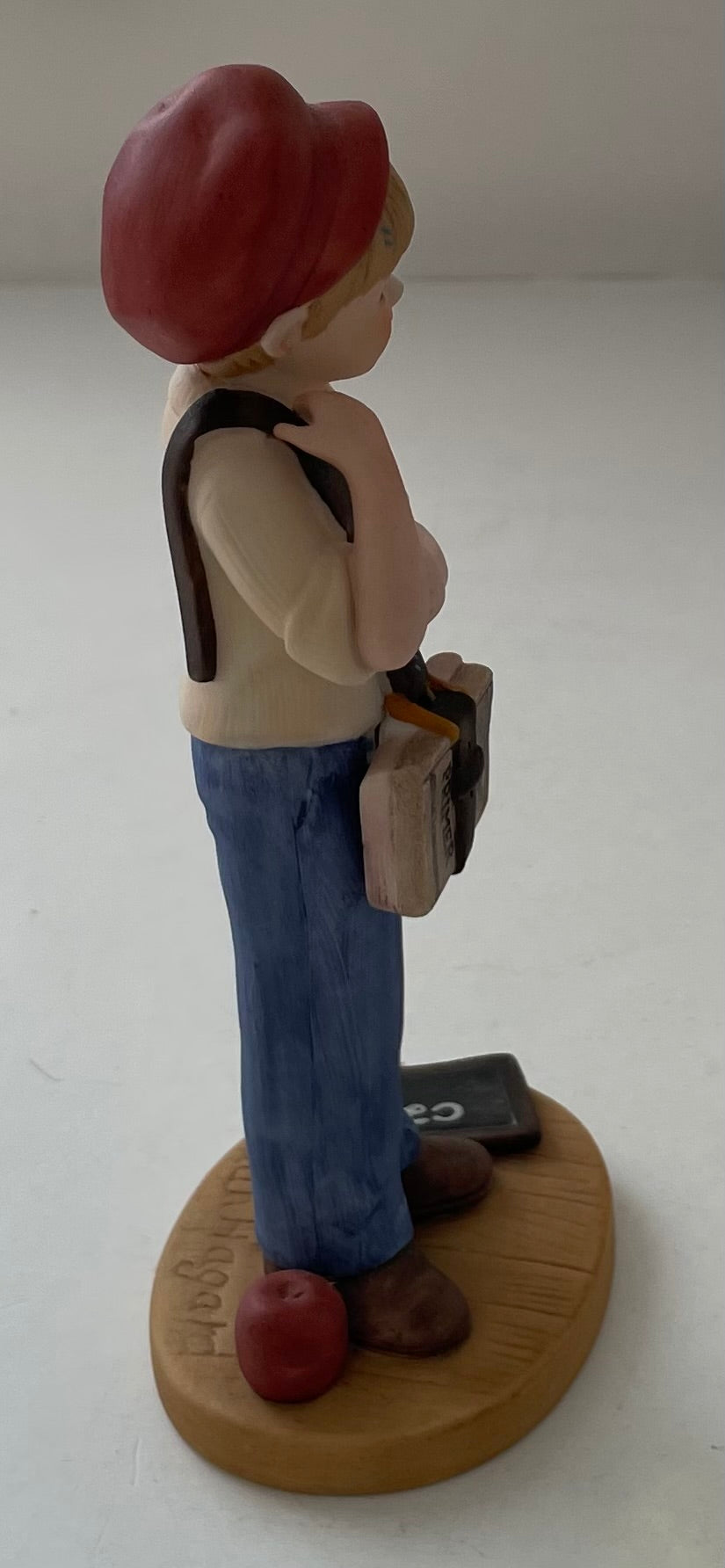 Boy with School Bag Figurine - A Signed Jan Hagara Limited Edition #5416