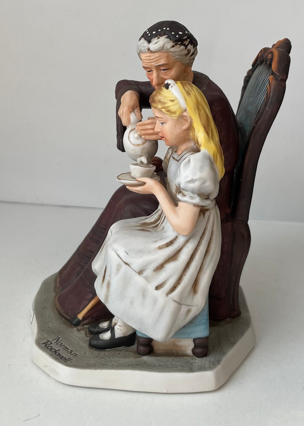 Norman Rockwell The Handkerchief 1980 Saturday Evening Post Porcelain Figurine