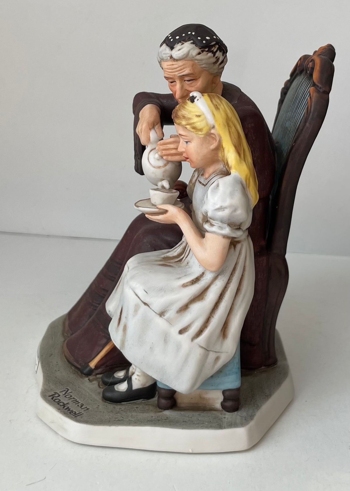 Norman Rockwell The Handkerchief 1980 Saturday Evening Post Porcelain Figurine
