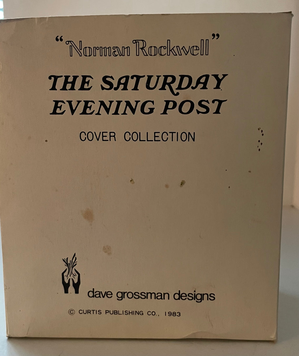 Dave Grossman Designs Norman Rockwell Country Critic Porcelain Figurine 1983
