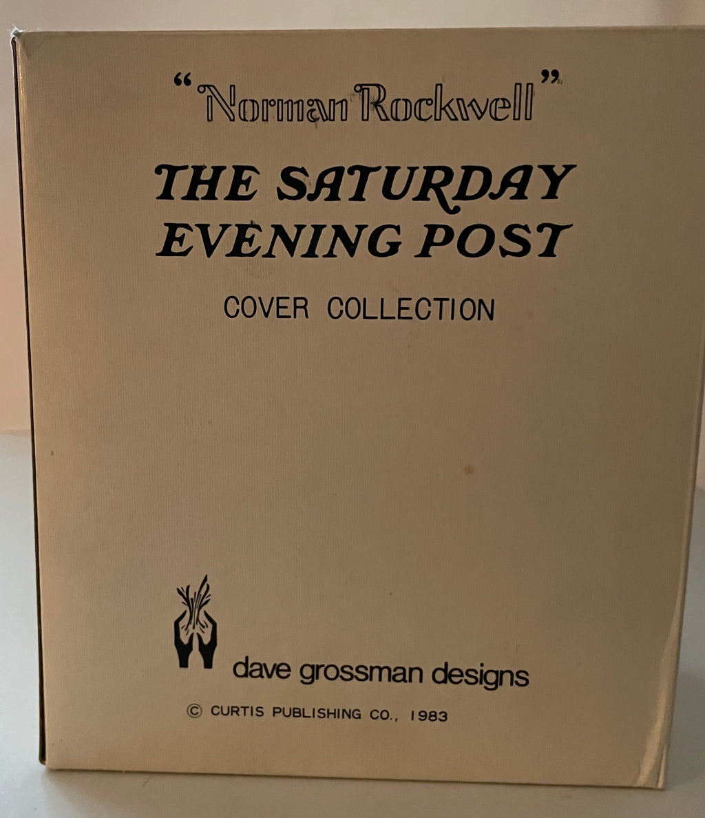 Dave Grossman Designs Norman Rockwell Country Critic Porcelain Figurine 1983