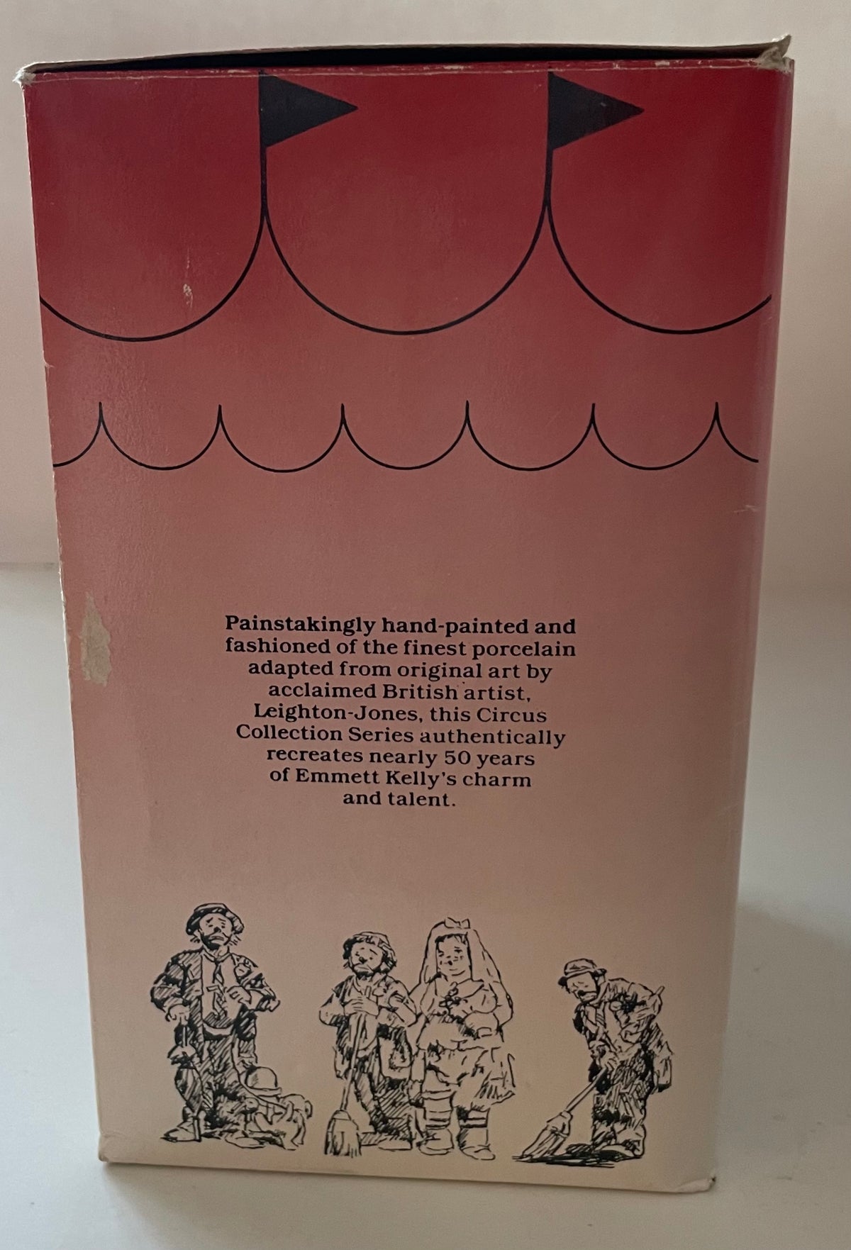 The Original Emmett Kelly Circus Collection Golf “Fore” w/original box. NIB