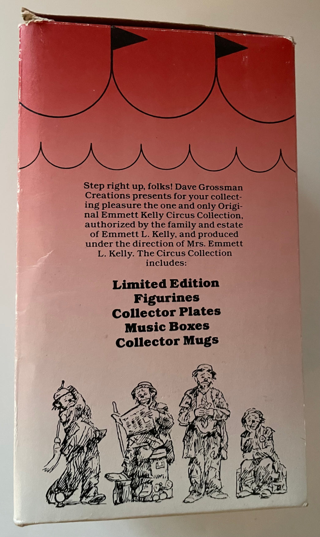 The Original Emmett Kelly Circus Collection Golf “Fore” w/original box. NIB