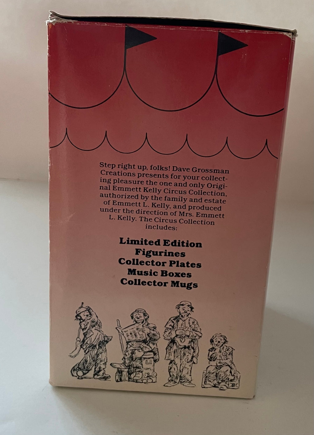 The Original Emmett Kelly Circus Collection Golf “Fore” w/original box. NIB