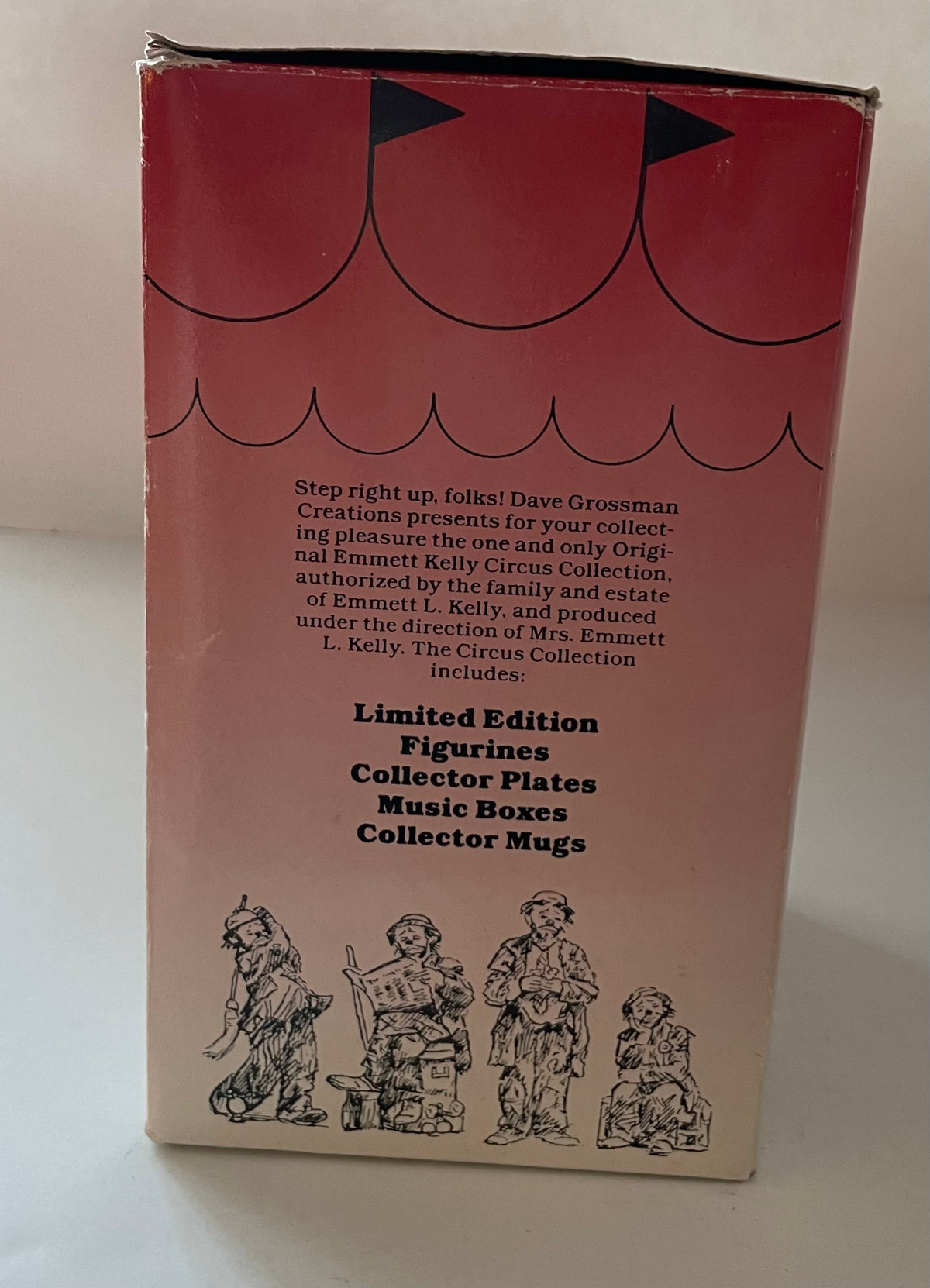 The Original Emmett Kelly Circus Collection Golf “Fore” w/original box. NIB