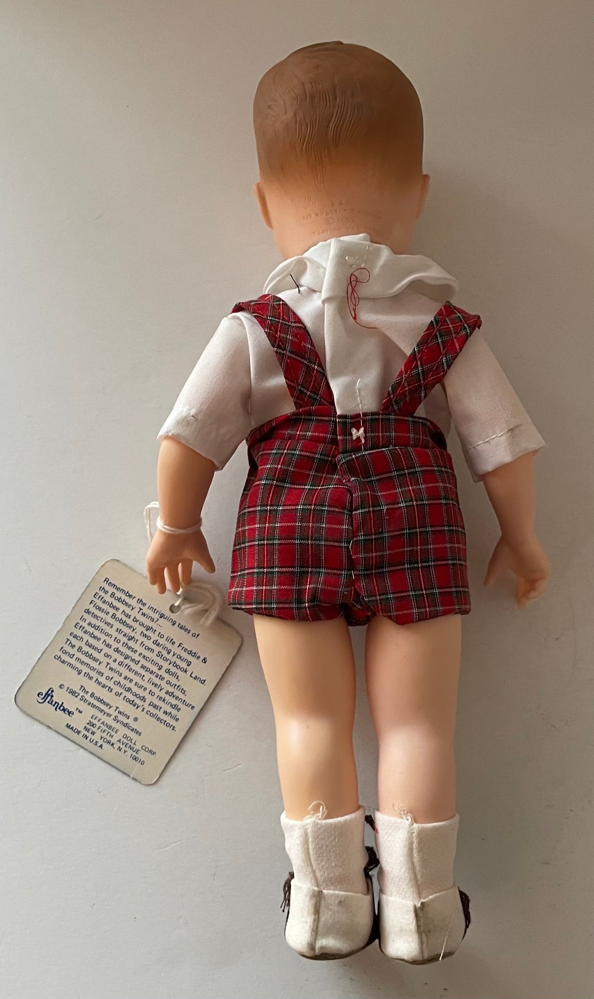 Vintage Effanbee Bobbsey Twin 1201 11" Freddie w/ Original Tag and Box