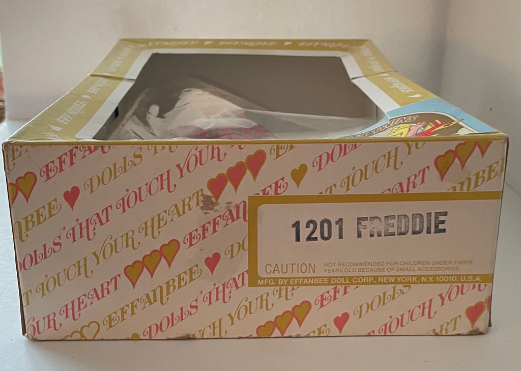 Vintage Effanbee Bobbsey Twin 1201 11" Freddie w/ Original Tag and Box