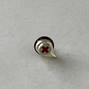Vintage Red Cross Blood Drop Donors Tac Pin