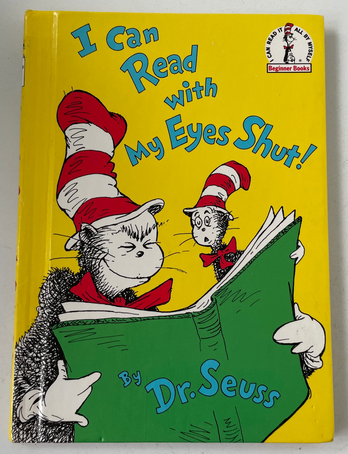 I Can Read with My Eyes Shut! by Dr Seuss Beginner Books 1978 Vintage Hardcover