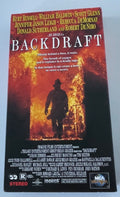 Backdraft VHS Video Tape 1991 Kurt Russell, Robert De Niro, Donald Sutherland