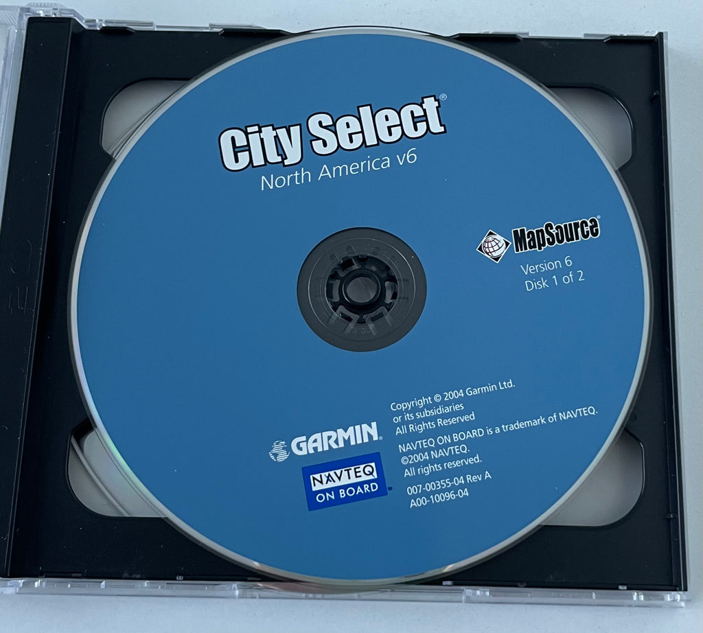 Garmin Map Source CD North America v6 - City Select