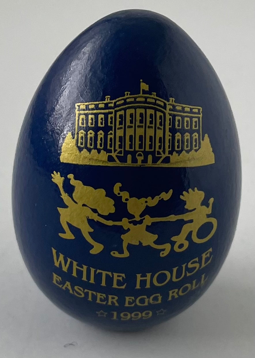 1999 White House Easter Egg Bill/Hillary Presidential Souvenir