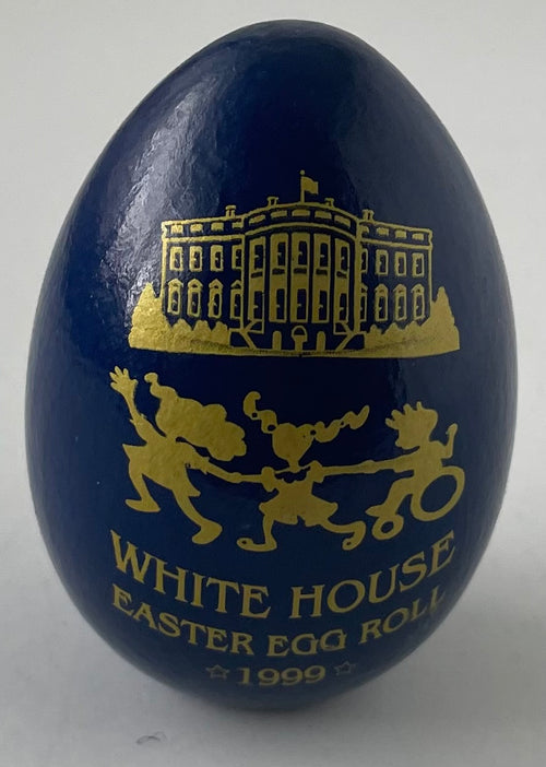 1999 White House Easter Egg Bill/Hillary Presidential Souvenir