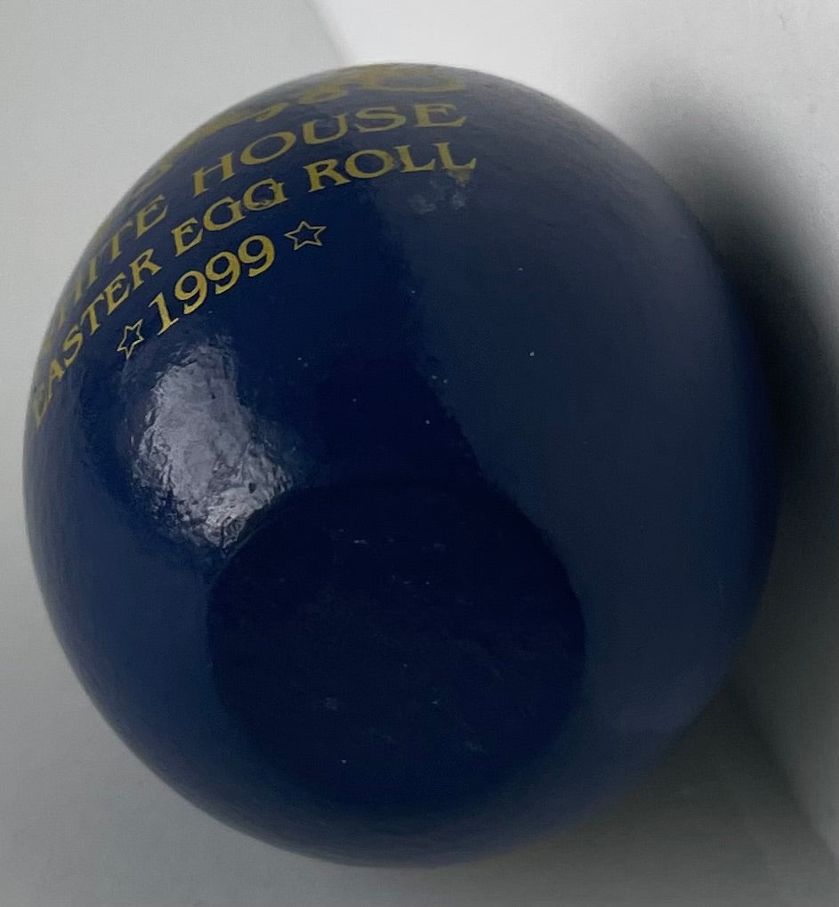 1999 White House Easter Egg Bill/Hillary Presidential Souvenir