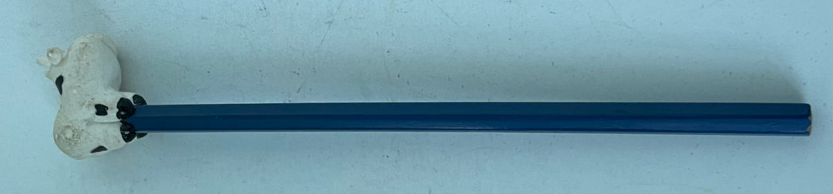 VINTAGE RUSS "HOLY COW" PENCIL w/ COW TOPPER 1980s