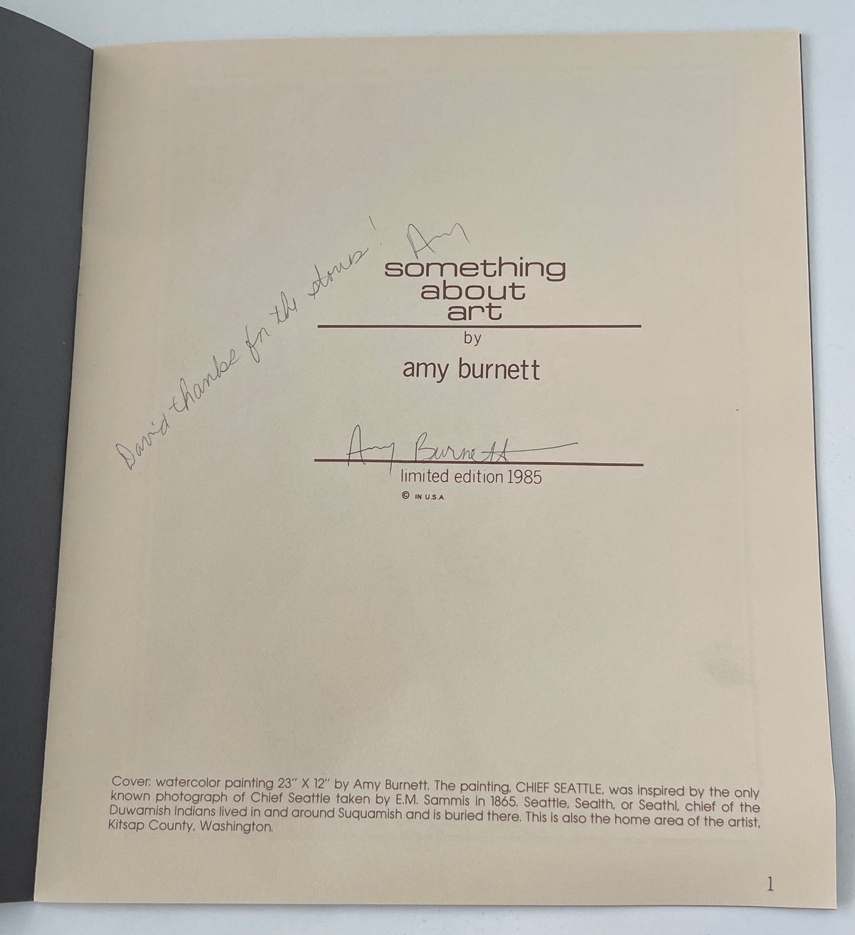 Something About Art by Amy Burnett