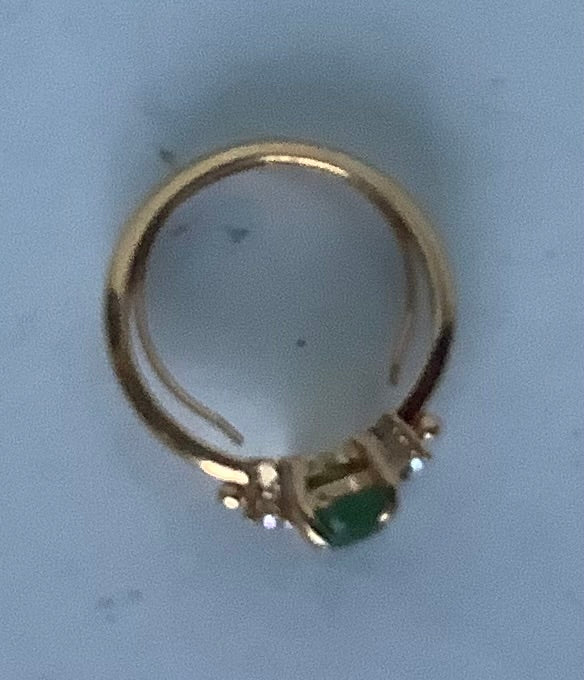 Vintage Avon Fashion Accents Oriental Jade Ring