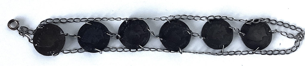 Bracelet with 6 Indian Head Pennies -1890, 1897, 1899, 1899, 1901, 1902