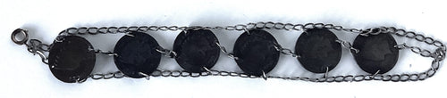 Bracelet with 6 Indian Head Pennies -1890, 1897, 1899, 1899, 1901, 1902