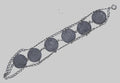 Bracelet with 6 Indian Head Pennies -1890, 1897, 1899, 1899, 1901, 1902