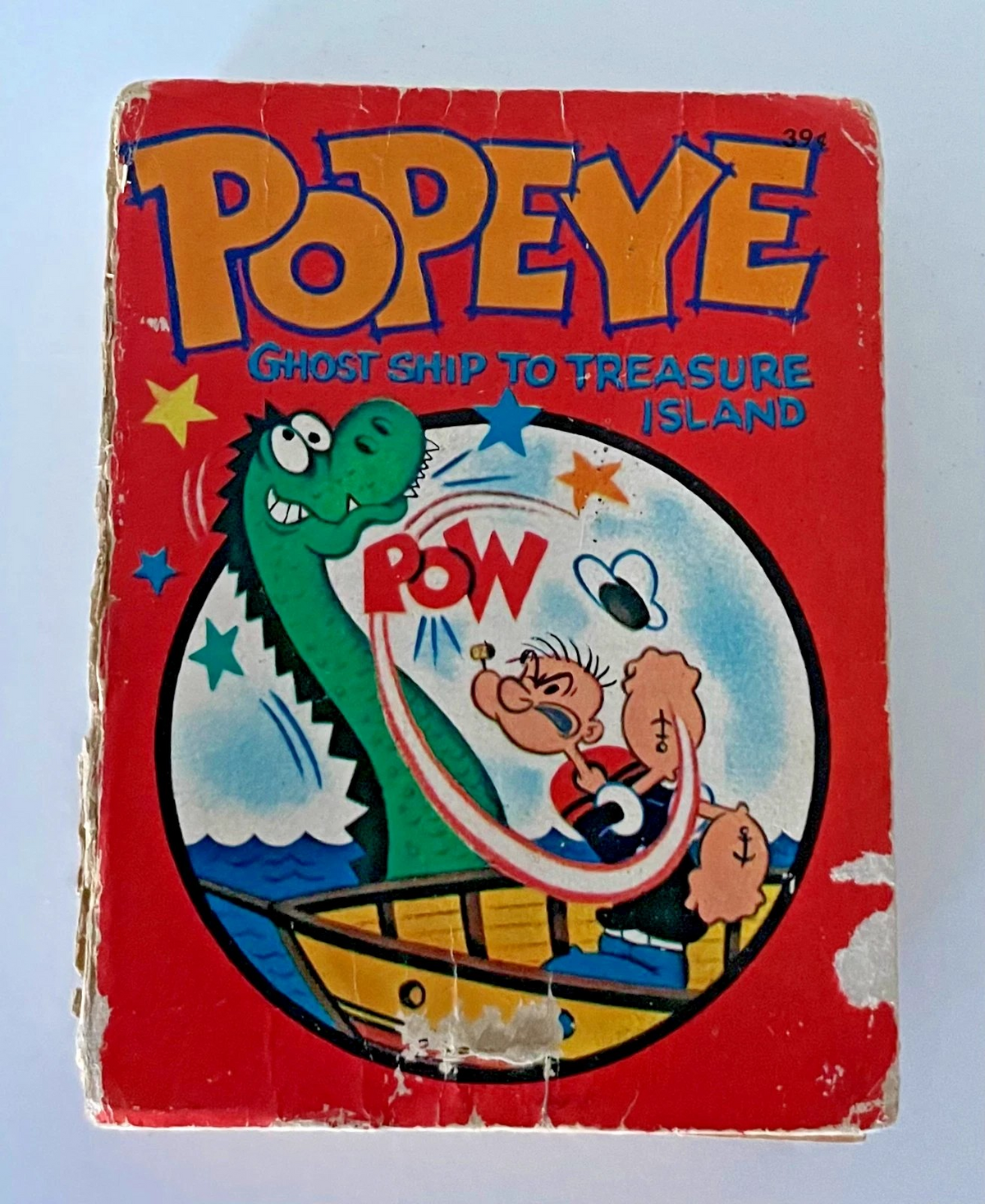 Popeye Ghost Ship to Treasure Island 5755 Whitman A Big Little Book Vintage 1967