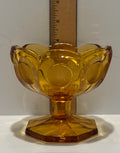 Vintage Fostoria Coin Glass Footed Clear Dessert Dish