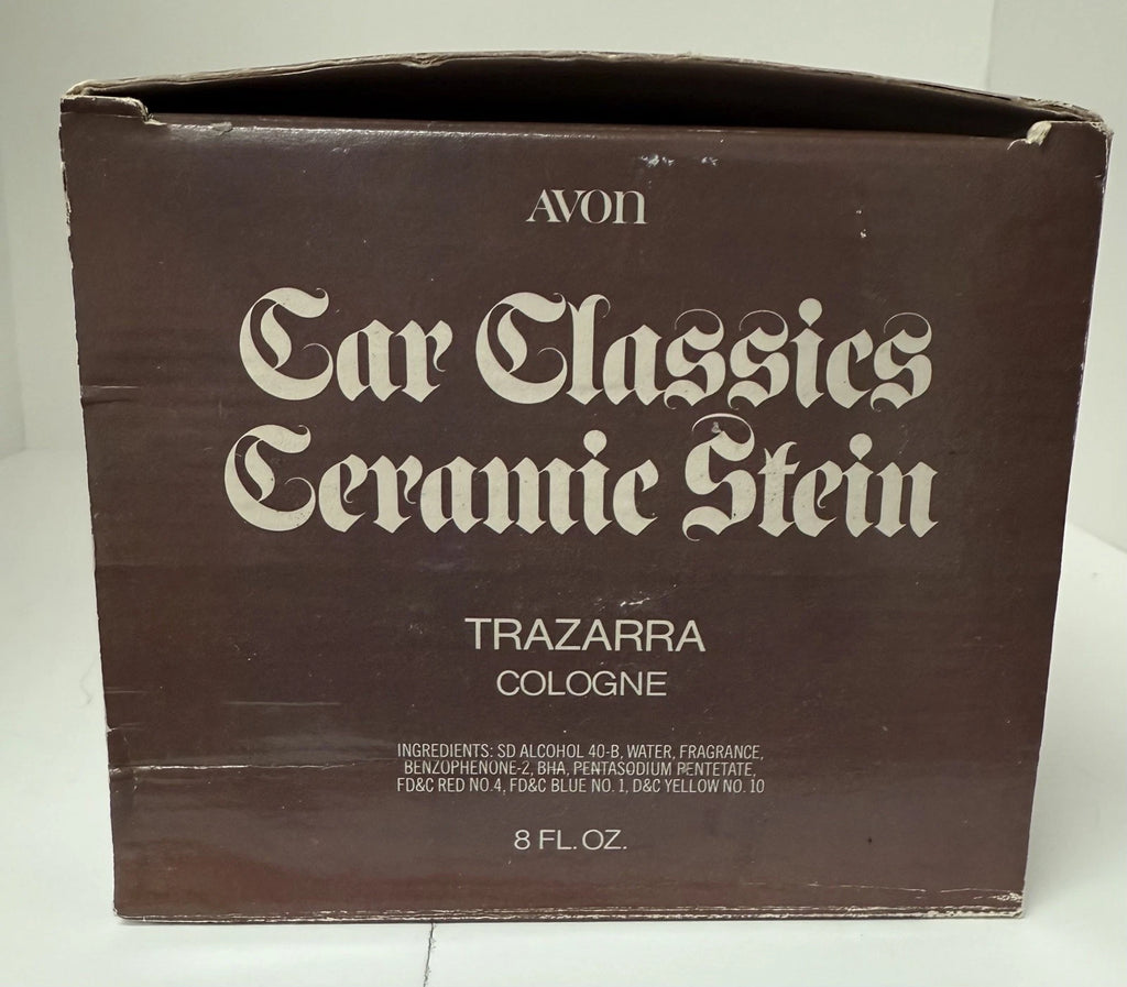 Vintage Avon Stein Classic Cars Ceramarte 1979 Handcrafted Brazil Bugatti Ford