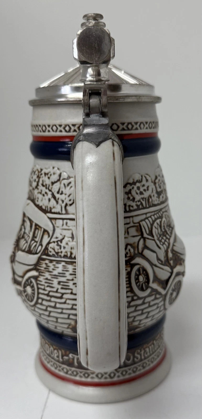 Vintage Avon Stein Classic Cars Ceramarte 1979 Handcrafted Brazil Bugatti Ford