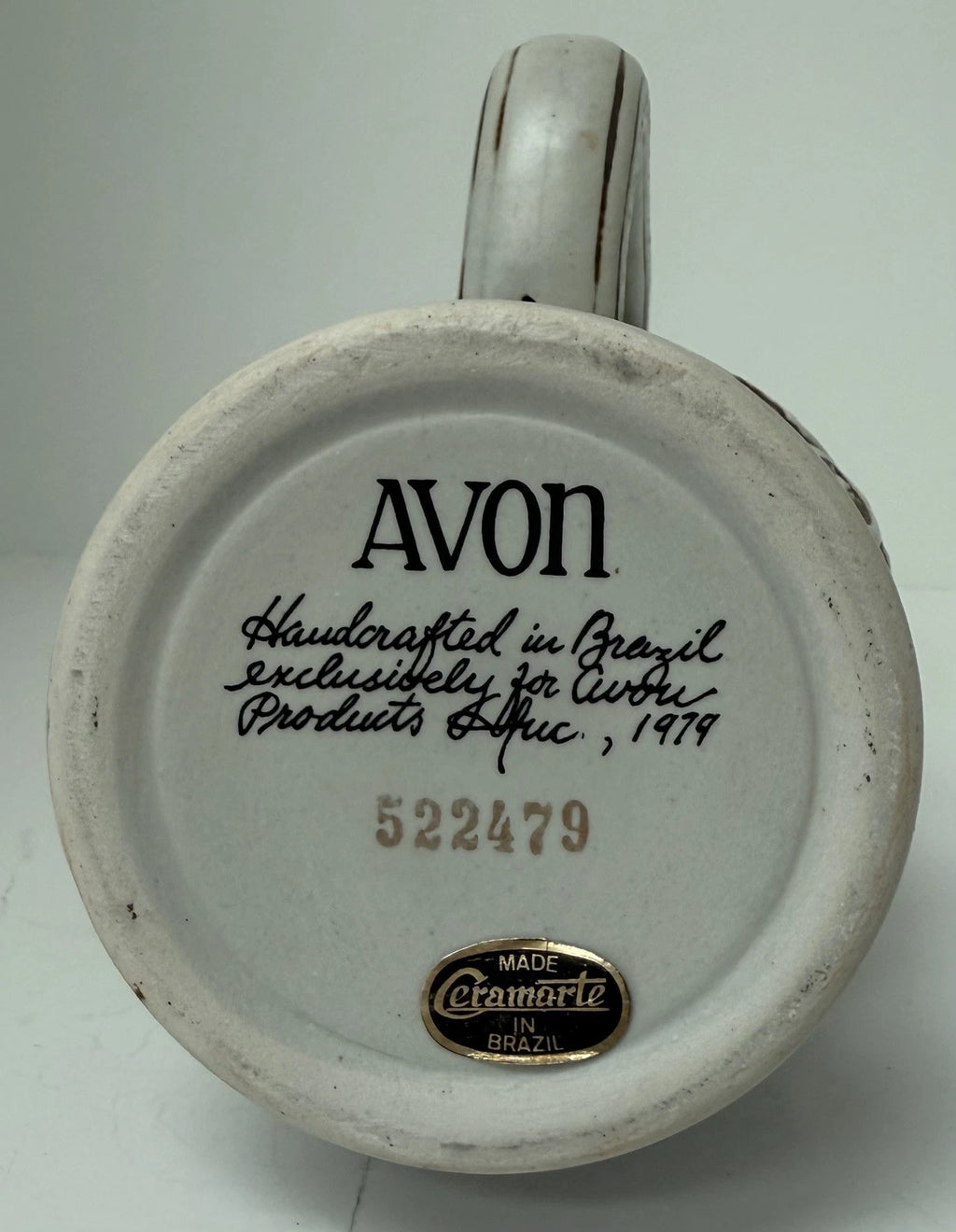 Vintage Avon Stein Classic Cars Ceramarte 1979 Handcrafted Brazil Bugatti Ford
