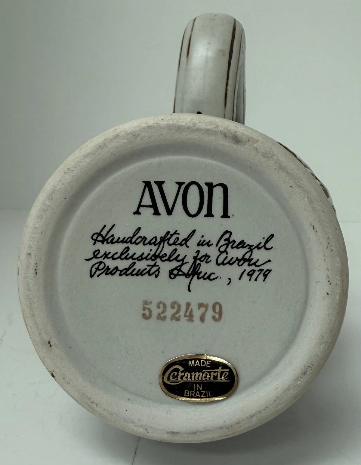 Vintage Avon Stein Classic Cars Ceramarte 1979 Handcrafted Brazil Bugatti Ford